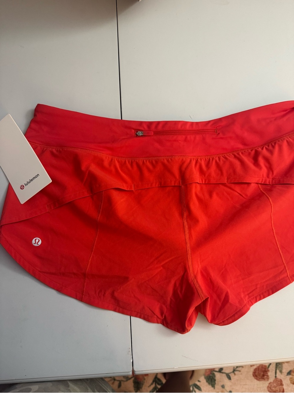 lululemon athletica Red Women’s Athletic Shorts - Picture 4 of 6